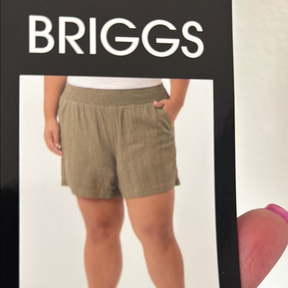 Olive Green Casual Shorts - Picture 3 of 8